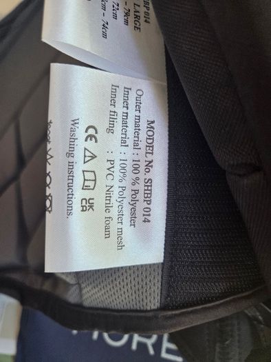 Horse riding body protector
