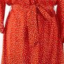 Free Post today ONLY- Mint Velvet Orange Polka Dot Shirt Dress with belt - Size 8 Image 8