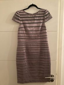 Karen Millen Lavender  Mesh Dress