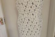 Kaliko white midi lace dress size UK16 EU44 Postage included