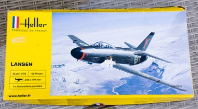 Heller SAAB A/S 32 Lansen 1/72 scale Model Kit