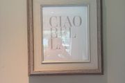 Beautiful frame with 'Ciao Bella' writing