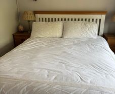 King size bed with Respa mattress