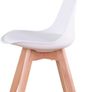 Set of 4 Dining Room Chairs with Solid Beech Legs, Kitchen Chairs, Upholstered Chairs with Backrest, Living Room Chairs, Office Chairs, Image 5