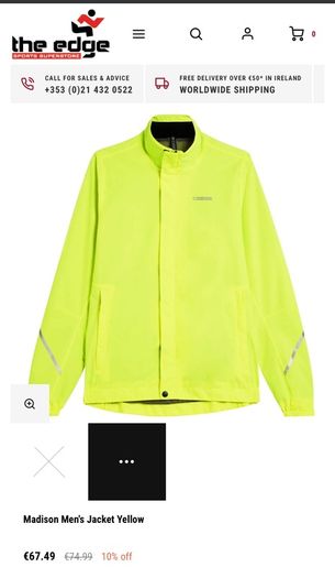 Madison Men's cycling jacket