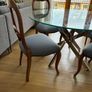 Modern Round Toughened Glass Dining Table, Seats 4-6 Image 6
