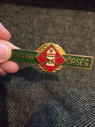 Vintage Hungarian Border Guard Badge