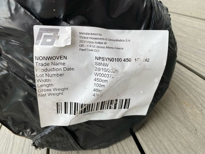 Geotextile Non Woven Membrane