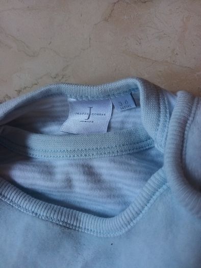 Jasper  Conran  All-In-One & Matching  Bodysuit ( Long Sleeved ).  Age -3- 6  months.  NEW.