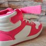 Pink White High Top Trainers size 6 Image 5