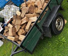 Seasoned ash firewood