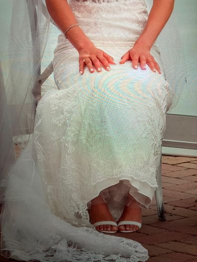Wedding Dress + Underskirt + Veil