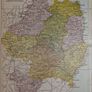 County Wicklow 1905 Antique Map Image 2