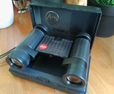 Vintage Leitz Trinovid Compact Binoculars, E. Leitz Wetzlar Germany, Rare Collector's Optics Original Case, High-End Pocket Folding