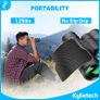 Waterproof Binoculars with Tripod & Phone Adapter, BAK-4 Prisms, FMC Lens for Bird Watching, Hiking & Stargazing Image 5