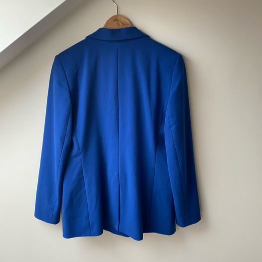 BNWT Saint + Sofia Cambridge Double Breasted Blazer Royal Blue / Sapphire UK10