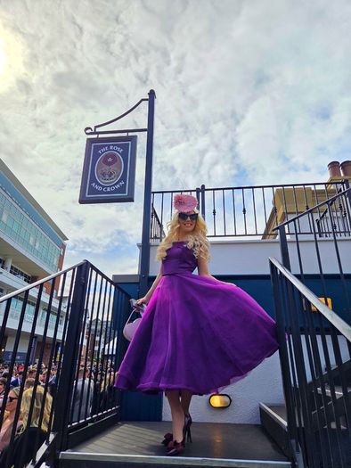 Beautiful Purple Prom style dress