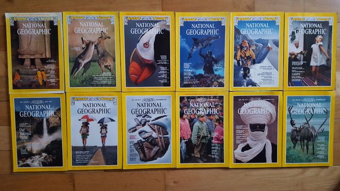 National Geographic magazines x 400 from early 20th century to 2009