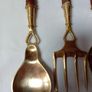 Brass Kitchen Utensil Rack Image 2