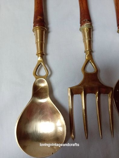 Brass Kitchen Utensil Rack