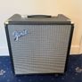 Aria Pro II Jazz Bass and Fender Rumble 25 Amp Gig Bag and Stand Included Image 10