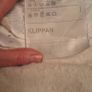 Ikea Klippan pouffe cream colour Image 2