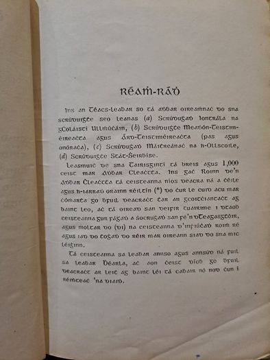 Teacs Leabhar Ceimseatan c 1930s to 1940s