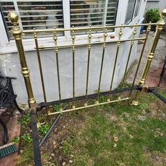 Victorian 4 foot 6 inches professionally polished bed.