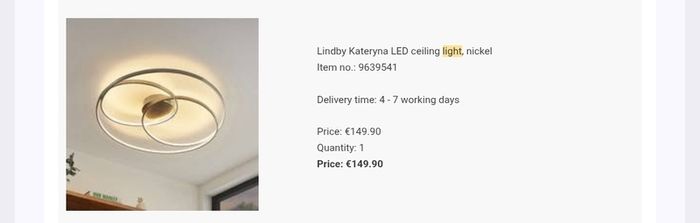 cieling light