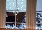 Christmas window Icycle lights