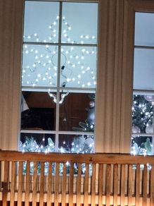 Christmas window Icycle lights