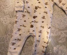 baby rabbit bear sleeping suit 3-6