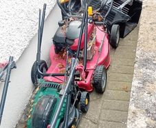 3 lawnmowers