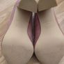 New Look Wide Fit Pink Suede Court Shoes - Size 5/38 Image 3