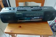 Panasonic Stereo Radio Cassette Recorder, Model RX-FT500, Dual Tape Deck and Radio, Vintage, in very good condition