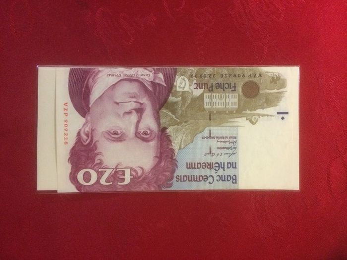 Full set of Irish C bank notes
