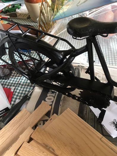 Antique Handcrafted Fishmongers Delivery Bike