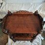 Victorian Walnut Canterbury Table Image 4