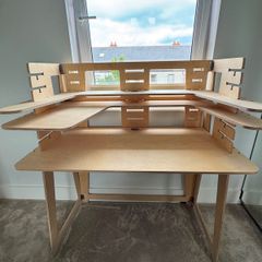 Wood Adjustable Desk Sit/Stand Flying Elephant (Irish brand)