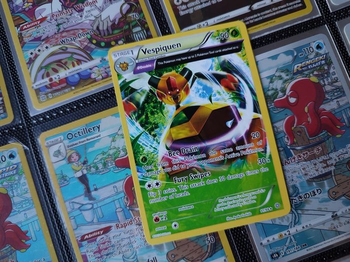 Vespiquen ! Full Art ! Non Holo Rare ! Ancient Origins Set ! 2015 ! Pokemon Card ! TCG !