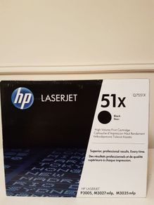 HP 51X Black High Yield LaserJet Toner Cartridge Q7551X