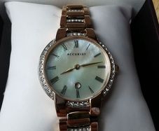 NEW - Accurist Ladies Rose Gold Watch