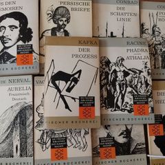 1960s 10 Classic Works of Literature in German Language. German Books. Vintage.