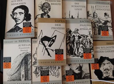 1960s 10 Classic Works of Literature in German Language. German Books. Vintage.