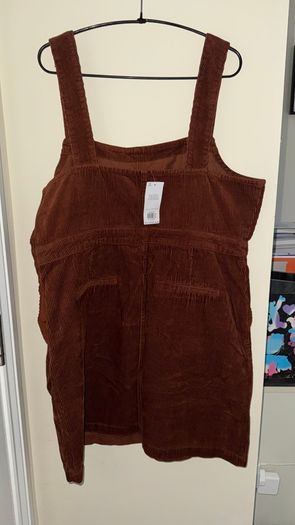 Dorothy Perkins Solid Corduroy Pinafore Dresses