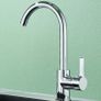 NEW Kitchen Sink Mixer Tap Swivel Single Lever Mono Chrome Faucet Image 4