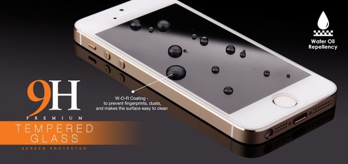 2 x Tempered Glass Screen Protector for iPhone 5/5S/5C - FREE POSTAGE