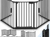 XL metal 540 cm  Fire Guard Safety Gate  stove protection grille foldable |Configuration grid incl. 9 elements