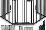 XL metal 540 cm  Fire Guard Safety Gate  stove protection grille foldable |Configuration grid incl. 9 elements
