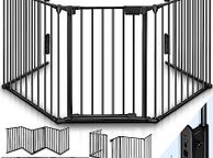 main image for ad XL metal 540 cm  Fire Guard Safety Gate  stove protection grille foldable |Configuration grid incl. 9 elements